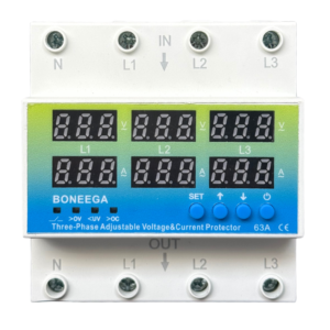 3 Phase Protector (Volt + Ampere) - 4POLE - Image 1